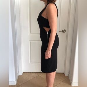 Asos Petit Elegant Black Sleeveless Dress